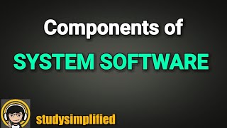 Component of System Software in Hindi [upl. by Korrie617]