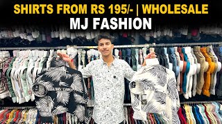 SHIRTS FROM RS 195  WHOLESALE  MJ FASHION [upl. by Ocihc134]