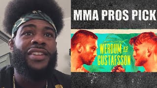 MMA Pros Pick  Fabricio Werdum vs Alexander Gustafsson [upl. by Nycila]