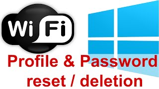 Reset Wifi password in Windows 8 [upl. by Drucilla764]