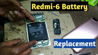 REDMI6 Battery Replacement [upl. by Galven]