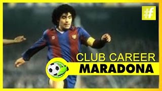 Maradona  Club Career  Football Heroes [upl. by Ezmeralda]