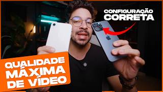 Como configurar a câmera do iPhone TUTORIAL COMPLETO [upl. by Nnaeerb]