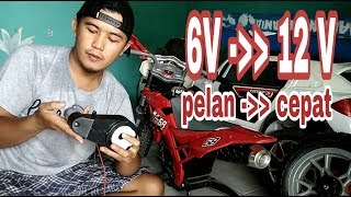 Upgrade motor aki anak ke 12v10000rpm [upl. by Llovera406]