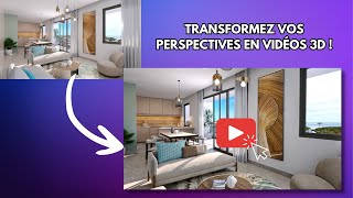 Vidéo 3D IA  Donner vie aux Perspectives Immobilières [upl. by Fessuoy]