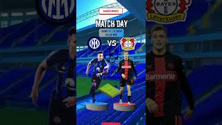 Inter milan vs leverkusen malam ini live🔴ligachampions shorts [upl. by Ehcar]