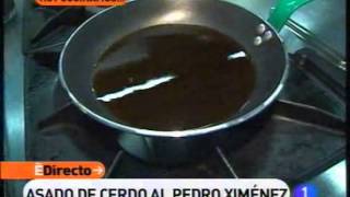 Receta de Asado de cerdo al Pedro Ximenez  ED [upl. by Valaria496]