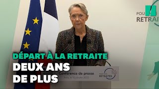 Réforme des retraites 2023  l’âge légal de départ à la retraite décalé à 64 ans [upl. by Miko]