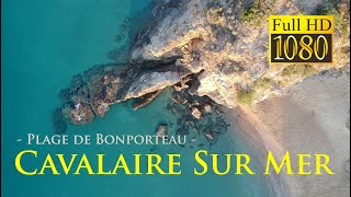 French Riviera Plage de Bonporteau  Cavalaire sur Mer DJI Spark Cinematic footage [upl. by Sarah]