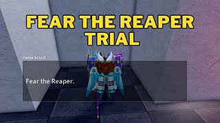 How To Do Fear The Reaper Trial in Blox Fruits  Yama Scroll [upl. by Gnehc251]