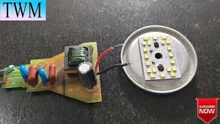 LED BULB DRIVER CIRCUIT REPAIR 20W FUSE R MOV CAPACITOR NOT WORK TRACK CUT TECHWITHMANISH1405 [upl. by Suirauqed]