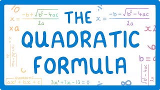 GCSE Maths  Solving Quadratics Using the Quadratic Formula 51 [upl. by Acinoda]