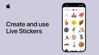 How to create and use Live Stickers on your iPhone  Apple Support [upl. by Giacinta610]