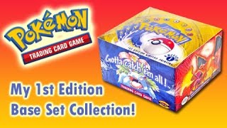 My Pokemon Card 1st Edition Base Set Collection [upl. by Ramyaj841]