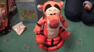 BOUNCING Tigger Toy Bounce Bounce Jumping Soft Toy Disney Winnie the Pooh ♥ ♥ [upl. by Buerger]