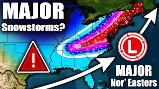 Models show Major Snowstorms amp Brutal Arctic Blasts for January [upl. by Otrevlig28]