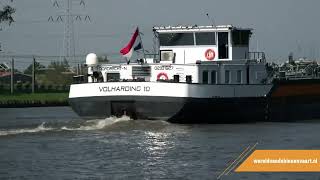 MTS  Tanker Volharding 10 op het Amsterdam Rijnkanaal  Binnenvaart [upl. by Aivon949]