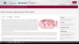 ERA5  ECMWF Dataset Download by Python [upl. by Krid543]