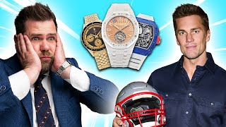 Watch Expert Reacts to Tom Brady Auctioning His ENTIRE Watch Collection [upl. by Yesllek]