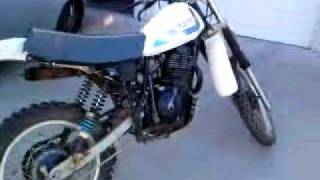 1980 Suzuki DR400 quick rev [upl. by Yerag]