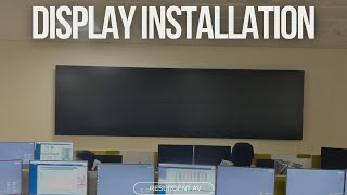 Video Wall installation  Network Operations Control Centre NOCC  Time Lapse  AV  Resurgent A V [upl. by Benita702]