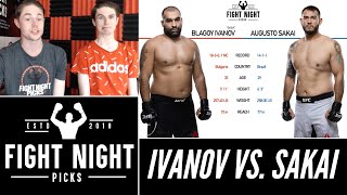 UFC Fight Night Blagoy Ivanov vs Augusto Sakai 2Minute Prediction [upl. by Ahsenit]