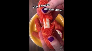 Hot Cheetos Fried Mozzarella Cheese Sticks [upl. by Levon]