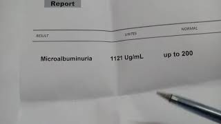 تحليل microalbuminuria واهميته والنسب الطبيعيه له للكشف عن تلف الكلي [upl. by Annazus797]