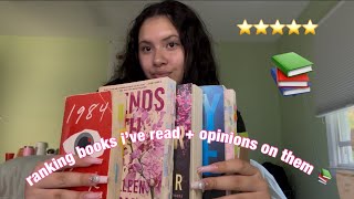 Ranking books i’ve read  my opinions on them [upl. by Iridissa349]