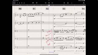 Grove WIP Composition StaffPad Playback of String Section using Berlin Strings [upl. by Aihcela165]