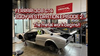 FERRARI 308 GT4 RESTORATION PART 2 [upl. by Gilberta188]