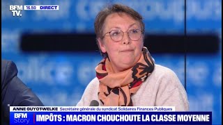 Moins dimpôts moins de services publics   BFM TV  15 mai 2023  Anne Guyot Welke [upl. by Beitch]