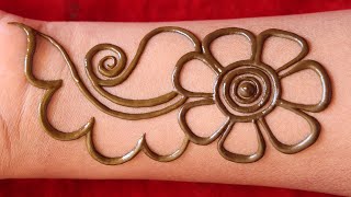 glamorize arabic mehndi design for wedding functions  simple henna  new arebic mehendi mehandi [upl. by Anthia]