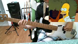 The Simpsons  Fiddle Dee Dee  bass [upl. by Revolc]