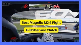 Best Mugello MX5 Fight  Assetto Corsa  LFM MX5 [upl. by Audras486]