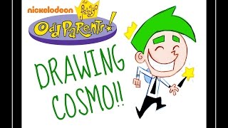 SPEEDPAINT of COSMO Fairly Odd Parents FIRST VIDEO [upl. by Hambley846]