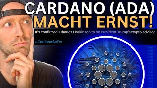 KRYPTO 2024💥BREAKING💥Hoskinson amp Cardano ADA Berater von Trump Altcoins kommen erst noch 2025❗ [upl. by Clarise]