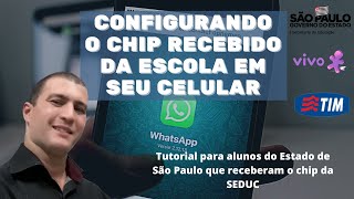 Chips para alunos da rede estadual de São Paulo [upl. by Elinore]