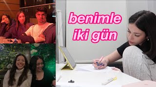 BENİME İKİ GÜN  ARKADAŞLARIM VE DERSLE DOLU BİR VLOG [upl. by Sillek516]