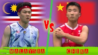 Badminton Lee Zii Jia MALAYSIA vs CHINA Lu Guang Zu Mens Singles [upl. by Kain463]