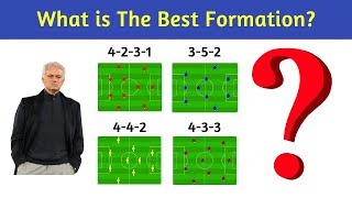 What is the Best Formation in Football 4231 vs 433 vs 352 vs 442 [upl. by Enoed424]