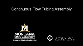 Chapter 06 Continuous flow tubing assembly [upl. by Juliann106]