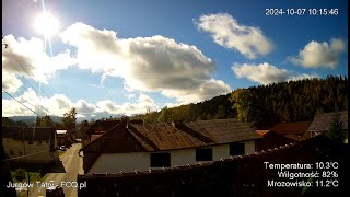 Jurgów  Tatry Bielskie i pogoda LIVE [upl. by Annovaj]