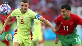 Morocco’s ‘Atlas Lions’ wins Olympic bronze medal [upl. by Omoj]