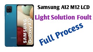 Samsung A12 M12 lcd light solution trending fault jdmobile trending mobile [upl. by Wakefield762]