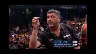 Dimitri Van Den Bergh vs Mensur Suljovic  German Darts Championship 2024 [upl. by Gerick]