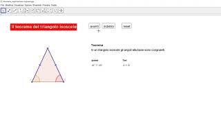 Il teorema del triangolo isoscele [upl. by Caldera]