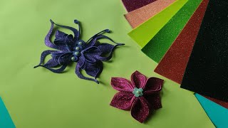 Fomic sheet butterfly and flower ideas step by step tutorials  art with Nimra [upl. by Concoff]