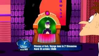 Phineas et Ferb le film  Extrait  Vers la 2ème Dimension  en Francais [upl. by Arri]