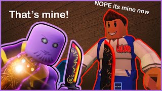 ROBLOX Bakon METEOR EVENT i aka owen got all of the knifes or knives [upl. by Shaughn]